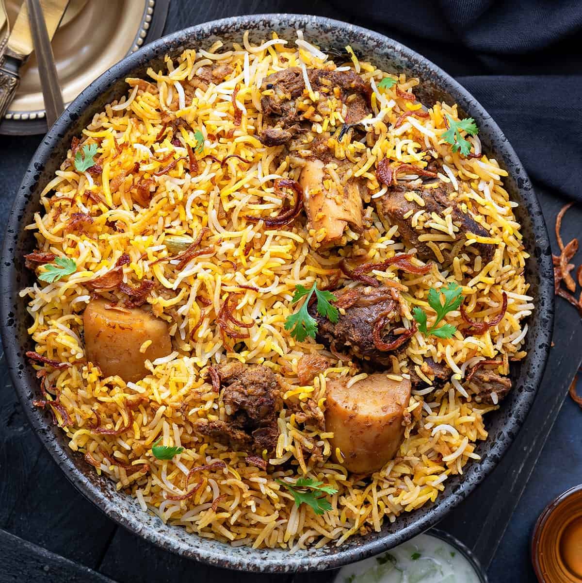 Mutton Biryani (on request)