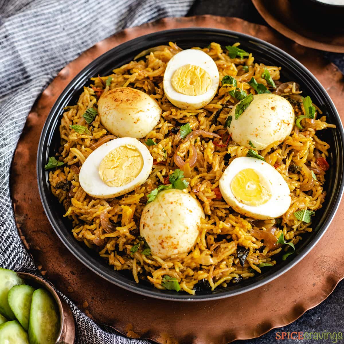 Egg biryani