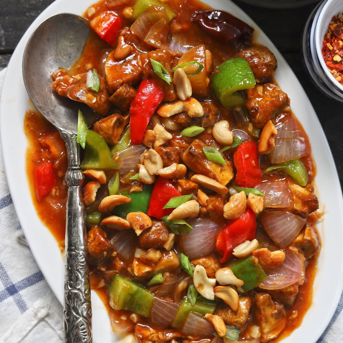 Chilli mushroom gravy