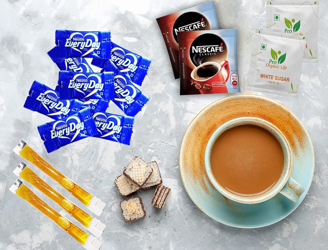 Tea, Coffe , Milk  Packets