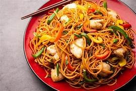 schezwan chicken noodles