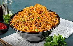 schezwan mushroom noodles noodles